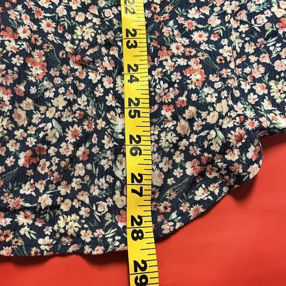 Mason & Belle Womens Floral Blouse Size 1X V-Neck Fall Autumn - Picture 7 of 7